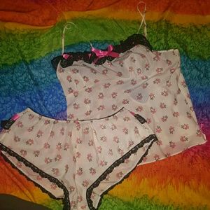 Betsy Johnson sexy sleep wear retro style.